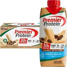 Premier Protein Shake, Caf  Latte, 30g Protein, 11 Fl Oz, 12 Ct