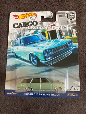 HOT WHEELS CAR CULTURE CARGO CARRIERS SERIES NISSAN C10 SKYLINE WAGON #4/5