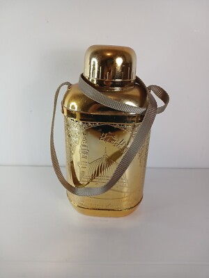 Saudi Hajj Gold Pilgrimage Kanteen Flachmann - 1,25 Liter Kunststoff Zam Zam Fabriken 