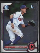 2022 Bowman Fran Alduey BCP-39 1st Chrome | Cleveland Guardians