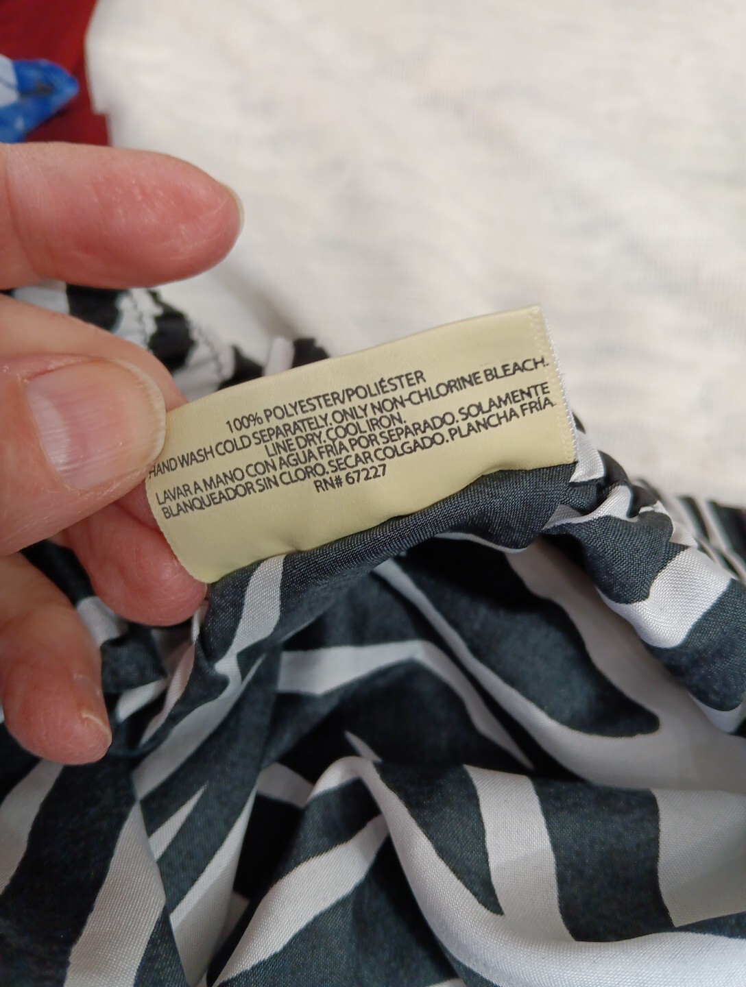 Zebra Print Skirt Flair Silky Midi Plus 2X Pull on Poly Bobbie Brooks Stunning thumbnail 8