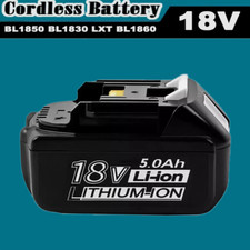 18V 5.0Ah LXT Li-ion For Makita Battery BL1830 BL1840B BL1850 BL1860 Cordless UK
