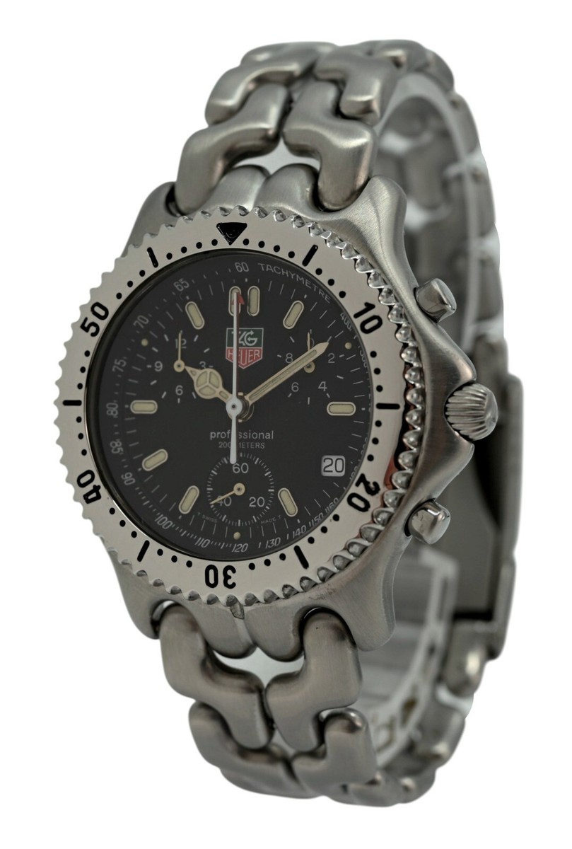 時計 TAG HEUER CG1110 S/el Professional 200M TAG Heuer SEL Men's Black Watch - CG1110-0 for sale online | eBay