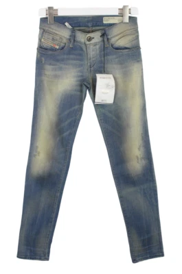 Diesel Getlegg Slim-Skinny 0821U Stretch Jeans Damen W26/L32 Distressed Neu - Bild 1 von 4