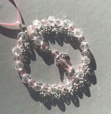 Kristall Baumschmuck Engel mit Geschenkbox & Karte zur Auswahl Oktober Geburtsstein