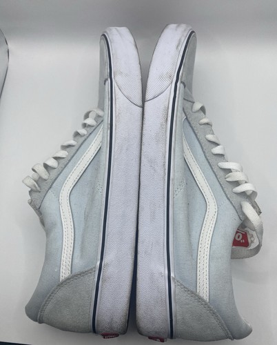 Vans Men's Canvas Light Blue Athletic Sneakers Size 13 Preowned - Picture 6 of 7
