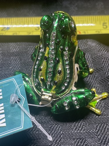 Iridescent Frog Green Yellow - Hi Way Gift Collections - With Tag - Imagen 3 de 7