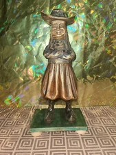 J. MARTIN STYLE  Breton Dutch Man Wooden Carved Antique RARE CIGAR STORE PROP