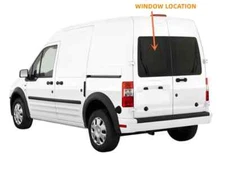 Fit 2010-2013 Ford Transit Connect Mini Van Driver Left Rear Window Back Glass