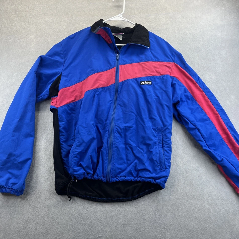 PowerAde Hind Jacket Mens L Made In USA 90’s Red Blue Tactel 24 Carat - Image 2 of 4