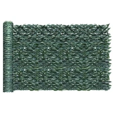 58in Artificial Faux Laurel Leaf Privacy Fence Screen Hedge Panel Home Decor D