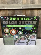 Glow In The Dark Solar 🪐System Build And Paint Your Own 3D Model Set New Sealed