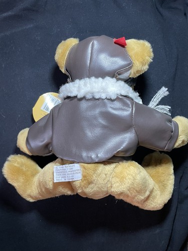 VINTAGE MESSING KNOPF SAMMLERSTÜCKE RADAR DER BÄR DES LANGEN LEBENS MIT ETIKETT TEDDY - Bild 2 von 2