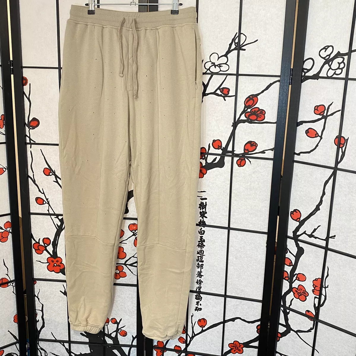 Stampd Men s Distressed Joggers Pants Sweatpants Pocket Drawstring