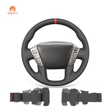 MEWANT DIY PU Leather Steering Wheel Cover for Nissan Patrol Infiniti QX56 QX80
