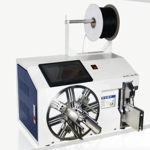 Automatische Kabelwickelmaschine Stromkabelbindemaschine Wickeln - Bild 1 von 10