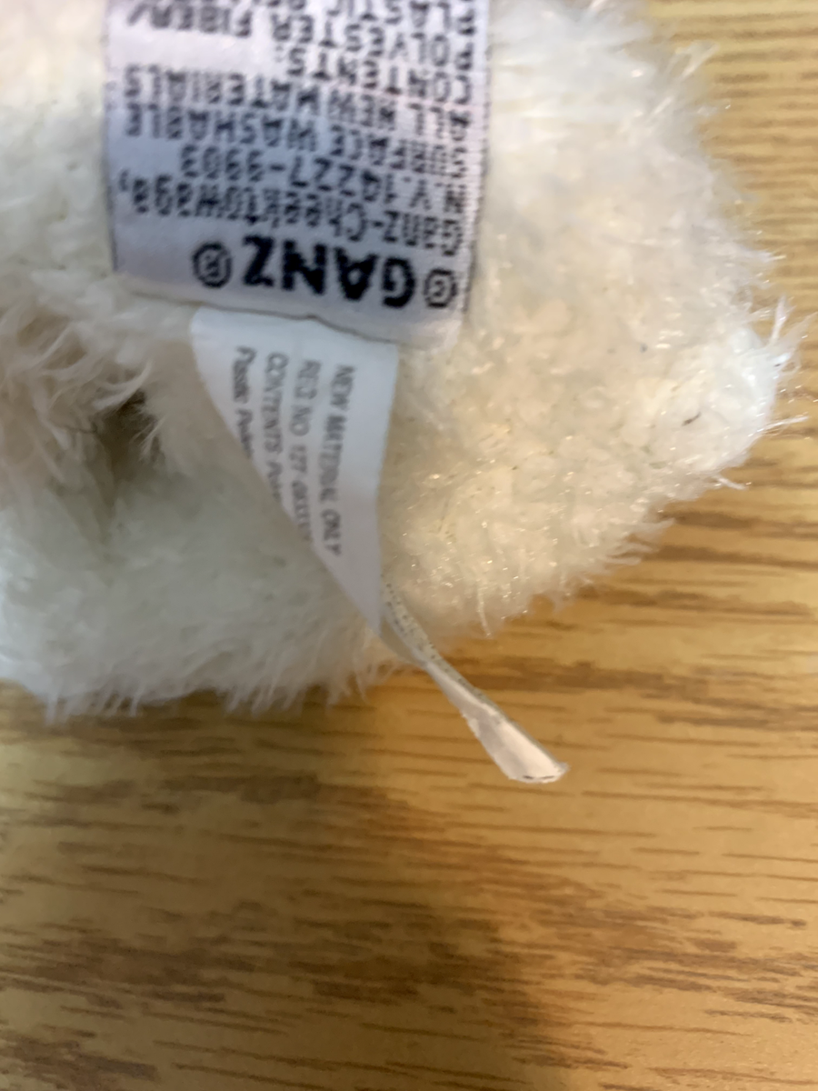 HS116 LIL KINZ' POLAR BEAR WHITE GANZ Webkins Plush Stuffed HS116 LIL KINZ' POLAR BEAR WHITE GANZ Webkins Plush Stuffed