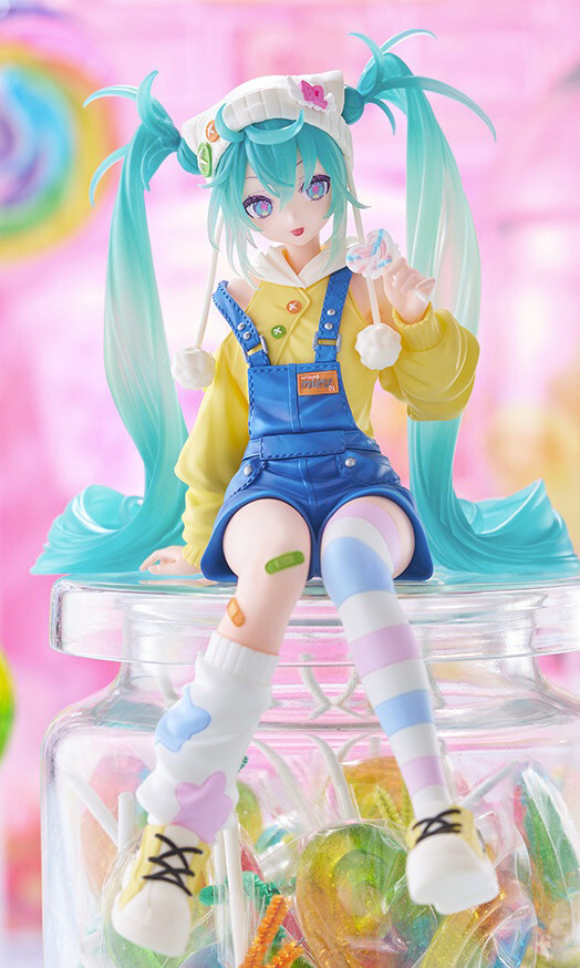 Japan Authentic Hatsune Miku Lollipop Noodle Stopper Figure | eBay