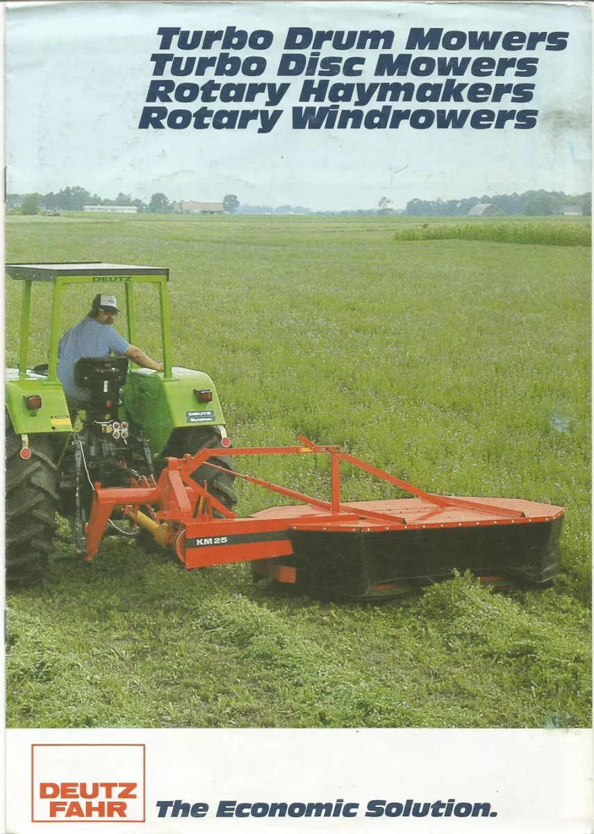 Original OE Deutz Fahr Turbo Drum Disc Mower Haymakers Windrowers