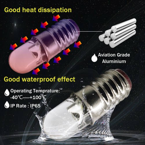 E5 Screw Mini LED Model Railway Light Toy Bulb White Warm White DC 3V 6V 12V 24V - Picture 6 of 8