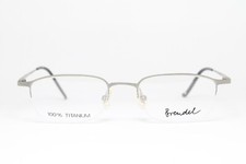 BRENDEL 8705 c7 Vintage Eyeglasses TITANIUM Lightweight Half Rim Small Lens