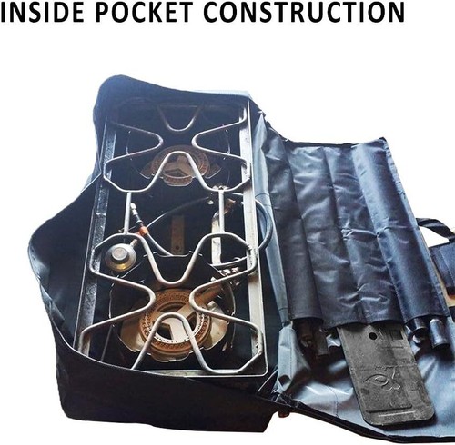 Carry Bag for Camp Chef Explorer 2-Burner Camp Stove and Other 14" X 32" Camping - Picture 3 of 12