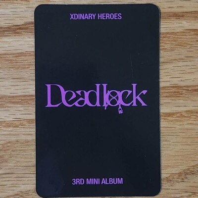 Gun-il Official Photocard Xdinary Heroes 3rd Mini Album Deadlock