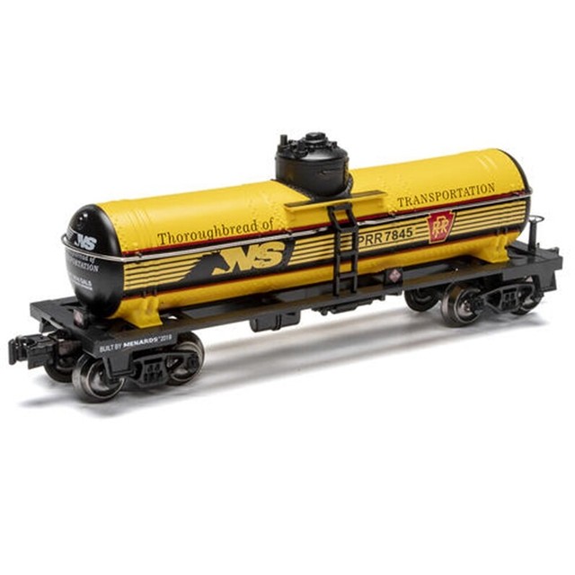Menards O Gauge Norfolk Southern Pennsylvania Singledome Tank Car for