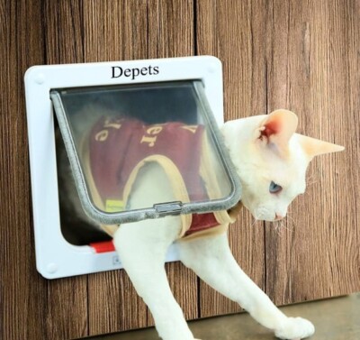 Medium Cat Flap Door with Way Lock (Outer Size x Magnetic Pet 