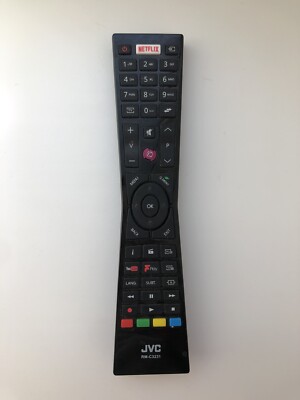 Genuine JVC RM-C3231 RMC3231 4K Smart Youtube Netflix TV Remote Control Used
