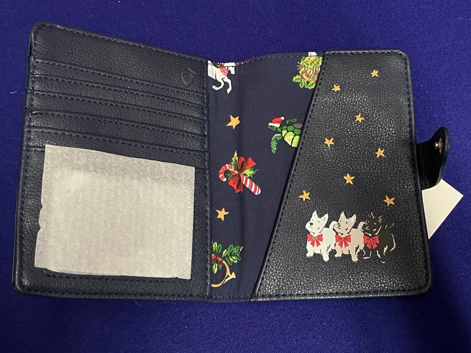 Cartera pasaporte Vera Bradley RFID vacaciones 2022 motivos globo de nieve nueva con etiquetas Foto 3 de 4