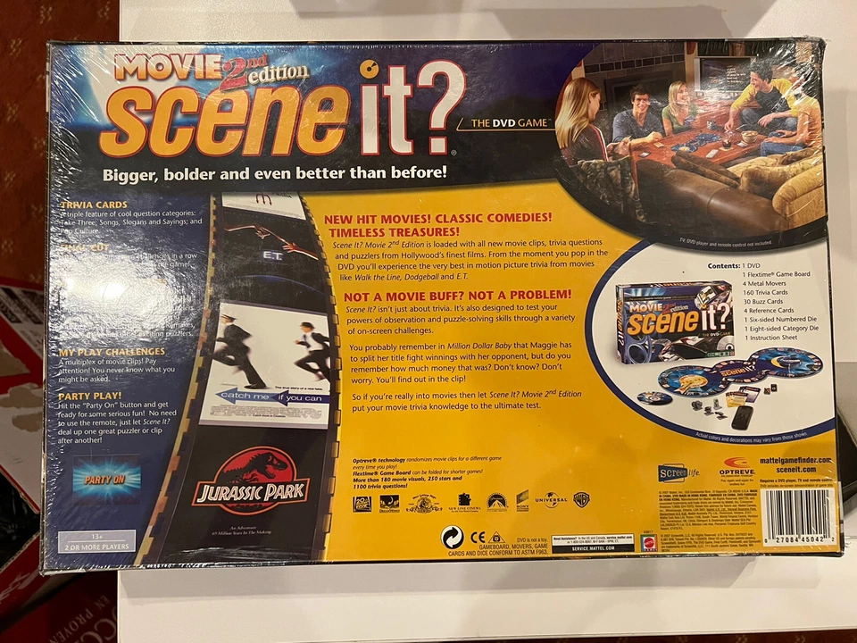 Scene It? Movie 2nd Edition Premier Trivia DVD Board Game BRAND NEW SEALED - Image 2 of 2