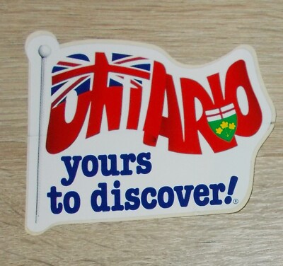 Old Decal | Sticker Ontario - Your to discover!