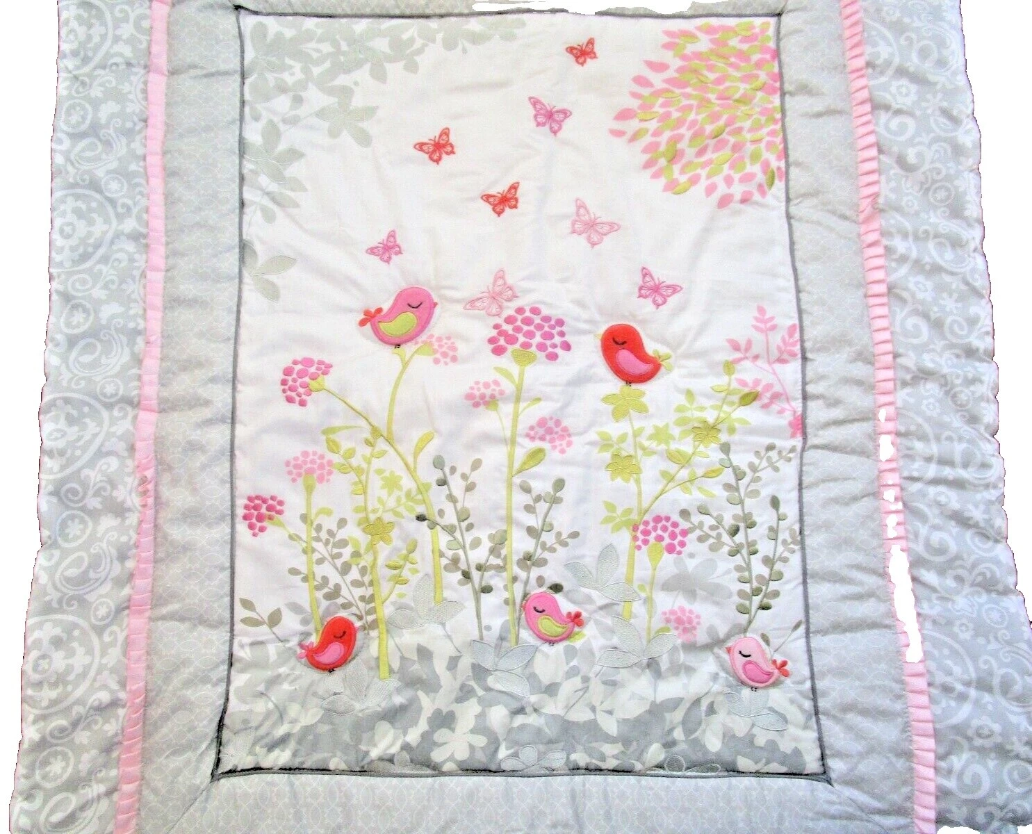 Cotton Baby Girls 'Bichos e insectos Ropa de cama de vivero