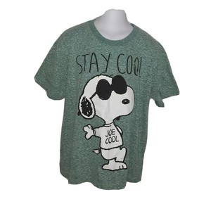Peanuts Snoopy Joe Cool T Shirt Stay Cool Tee Junior Size M Ebay