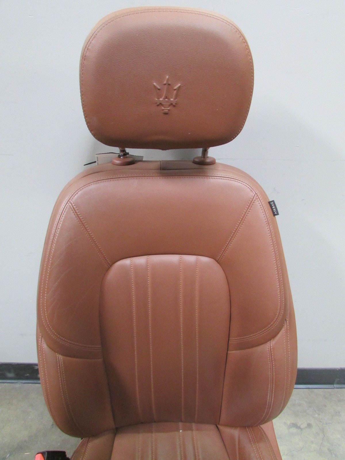 Maserati Ghibli, LH, Left Side Front Seat, Brw, Used, P/N 670020491 