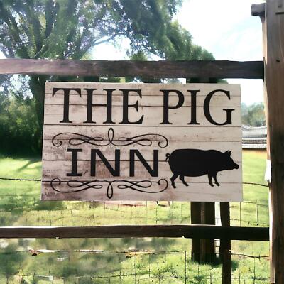 The Pig Inn Farm Gate Pen House Sign | eBay Australia
