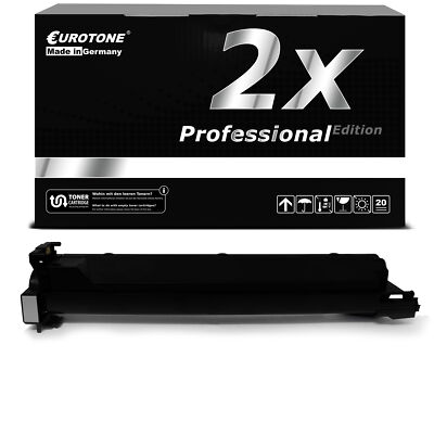 2x PRO Patrone BLACK ersetzt Konica Minolta TN-214K TN214K