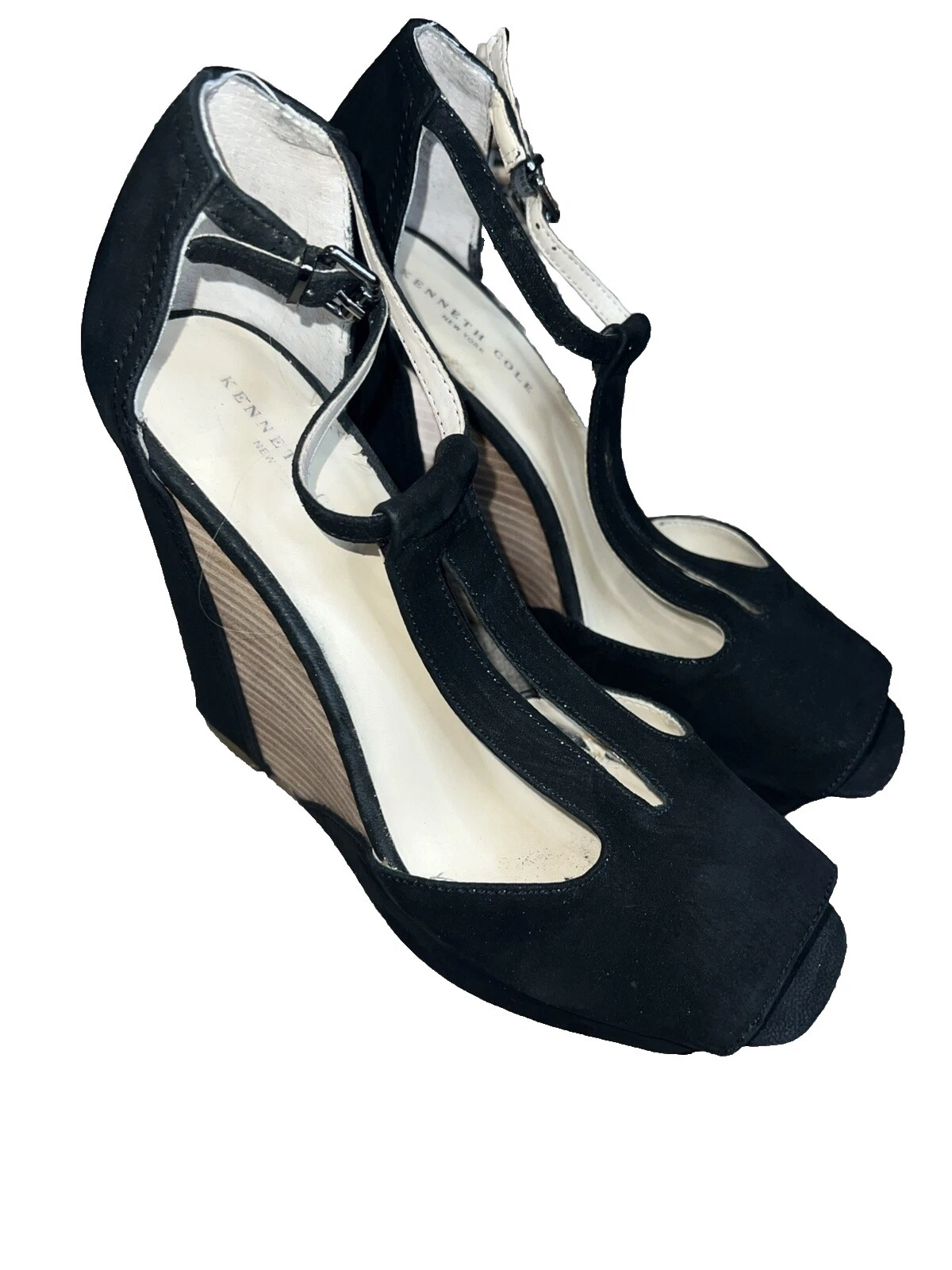 Tacones De Cuña Kenneth Cole Reaction Negro para Mujeres