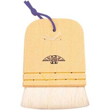 Geisha Kabuki Japanese Hinoki Wood Goat Hair 60mm Itahake Pro Stage Makeup Brush