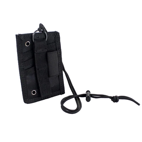 2PZ Porta Carte d'identità tattiche Hook&Loop Patch Badge Organizer - Cordino da collo NUOVO - Foto 16 di 24