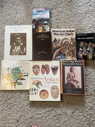 Native American 8 Book Lot RABBIT BOSS WARRIOR CHIEFS INDIAN & ESKIMO F & NF - Picture 2 of 10