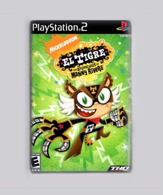 EL TIGRE - THE ADVENTURES OF/ PS2 - 2''x3'' FRIDGE MAGNET (playstation 2 retro