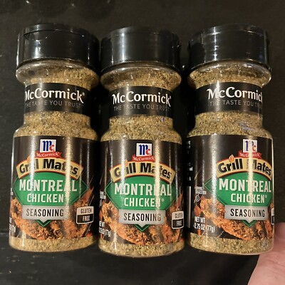 Lot of McCormick Grill Mates Montreal Chicken Seasoning Mix