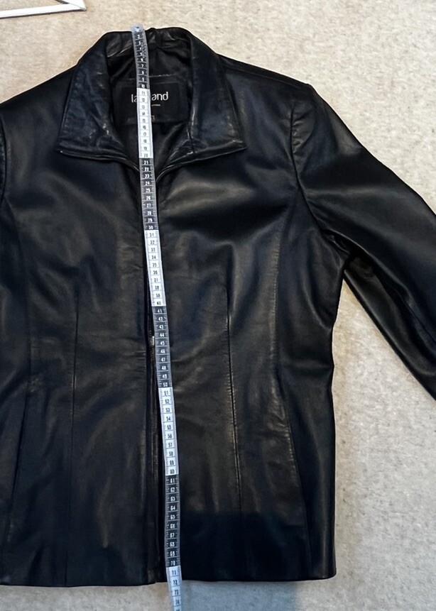 Genuine Lakeland Fine Leather Jacket Black 16 Vintage eBay