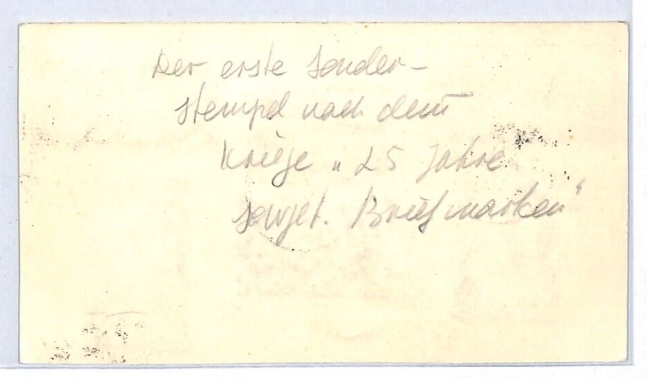 USSR RUSSIA 1946 Card 25th Soviet Post Set REVOLUTION *IMPERF*/Perf Stamps YH140 - Image 3 of 4