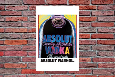ABSOLUT VODKA ANDY WARHOL ART AD POSTER PRINT 36x24 9MIL PAPER | eBay