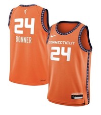 NEW Youth Nike WNBA Connecticut Sun #24 DeWanna Bonner Swingman Jersey Size L