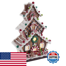 Kurt S. Adler 13-Inch Gingerbread Cookie 3-Layered Led House Gbj0016