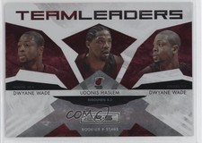 2009-10 Rookies & Stars Team Leaders Hologold Dwyane Wade Udonis Haslem HOF oh4